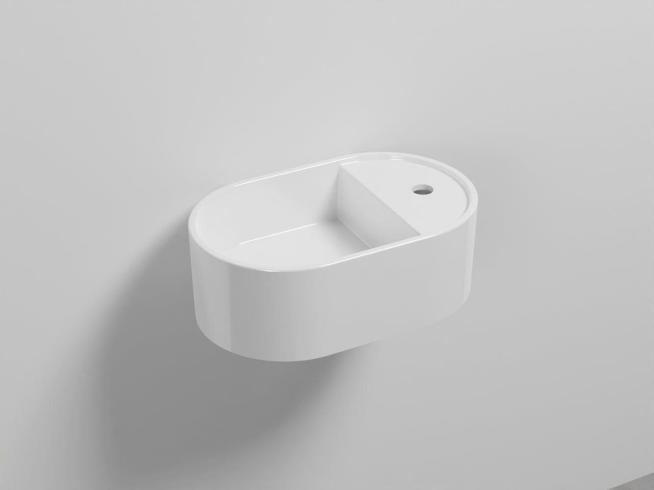 LES PETITES OVAL 46 WASHBASIN WITH ONE HOLE - art. LPLAO46 / LPLAO46SF