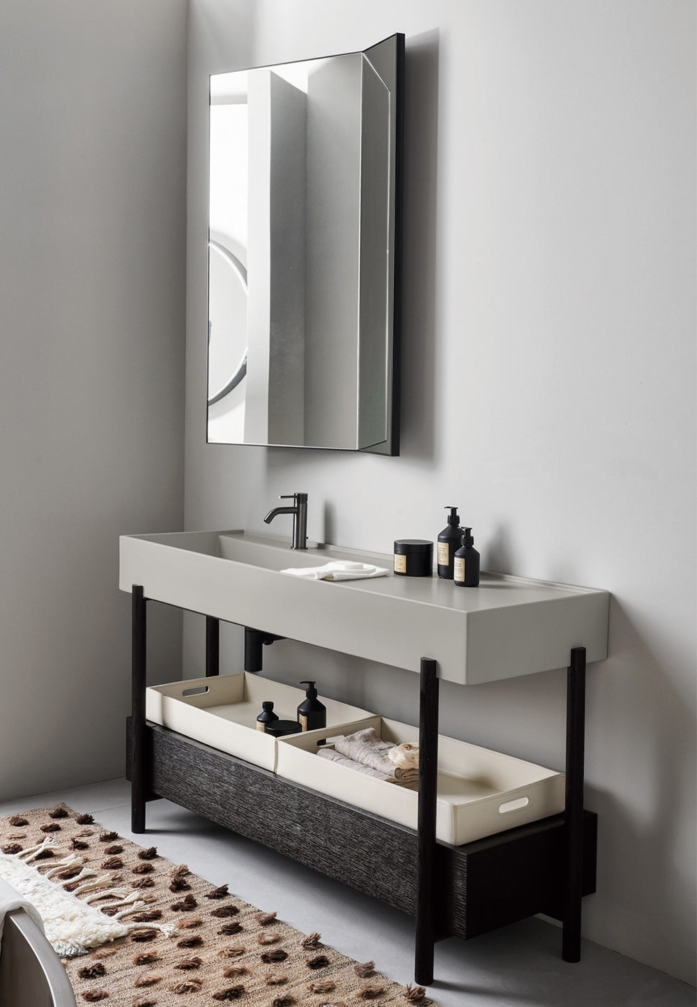 PLINIO 140 WASHBASIN WITH DRAWER - art. PNLA