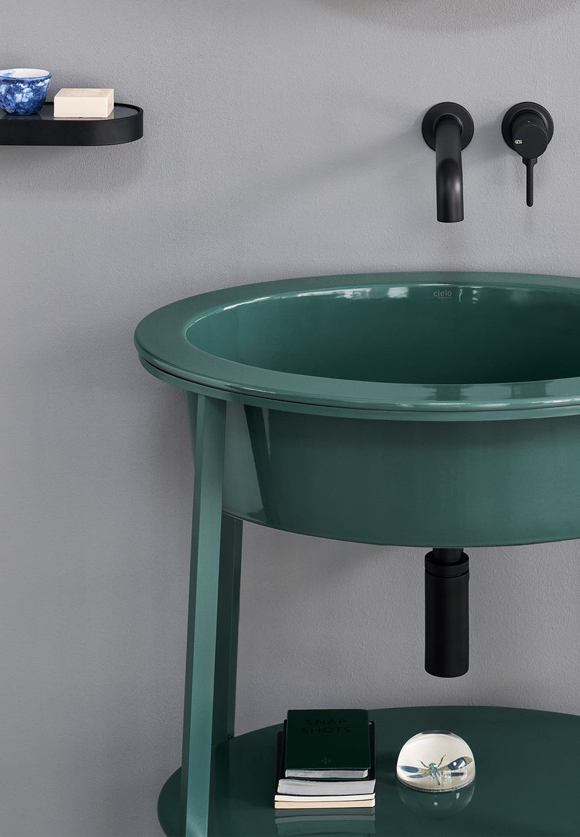 CATINO OVALE WITH SHELF - art. CALAO/CAPIO – Cielo Luxury Bathrooms