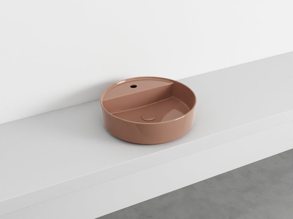 
                  
                    SHUI COMFORT ROUND WASHBASIN WITH ONE HOLE - art. SHCOLATF
                  
                